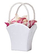 Pearl Elegance Flower Girl Basket
