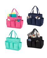 Personalized Organizer Tote Bag with Pockets
