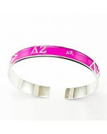 Delta Zeta Pink Bangle Bracelet