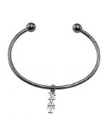 Sigma Delta Tau Bead Cuff Bracelet