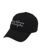 Black Touchdowns and Tailgates Football Cap Hat