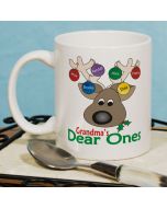 Reindeer Personalized Christmas Coffee Mug