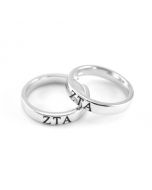 Zeta Tau Alpha Sterling Silver Ring