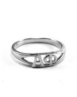 Sterling Silver Alpha Phi Ring
