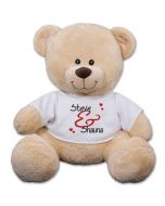 Personalized Couples Names Teddy Bear