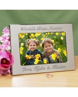Personalized 4x6 Silver Picture Frame