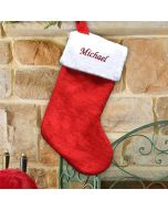 Personalized Red Christmas Stocking