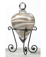 Heart-Shaped Wedding Unity Sand Vase and Stand