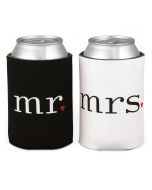 Mr and Mrs Can Koozies Wedding Gift Set