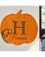 Personalized Pumpkin Wall Plaque for Fall