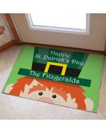 Personalized Irish St. Patrick's Day Doormat