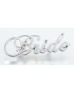 Bride Silver Crystal Pin