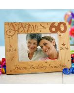 60th Birthday Personalized Picture Frame
