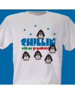 Chillin with My Kids Penguins Personalized T-Shirt