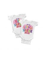Big, Middle or Little Sister Personalized Baby Onesie or Shirt