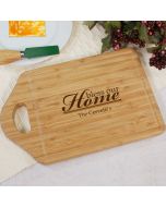 Personalized Bless Our Home Cheese Board Serving Tray
