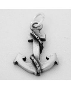 Nautical Anchor Silver Charm