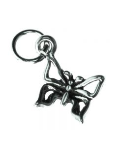 Small Sterling Silver Butterfly Charm