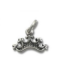 Five-Point Crown Sterling Silver Charm