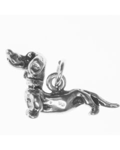 Sterling Silver Dachshund Dog Charm