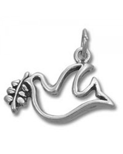 Dove of Peace Sterling Silver Charm