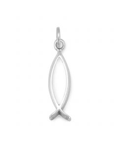 Christian Fish Ichthus Sterling Silver Charm