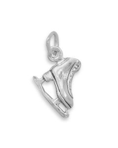 Ice Skate Sterling Silver Charm