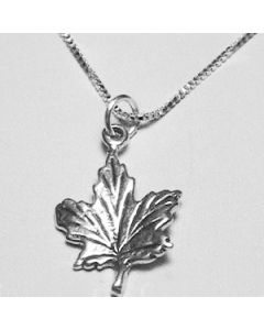 Sterling Silver Ivy Leaf Necklace