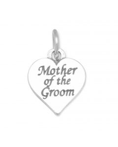 Sterling Silver Wedding Mother of the Groom Charm