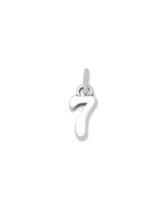 Sterling Silver Number 7 Charm