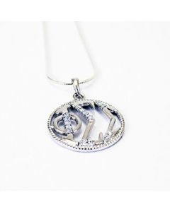 Phi Sigma Sigma Round Pendant for Necklace