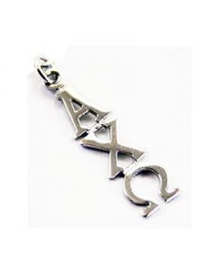Sterling Silver Alpha Chi Omega Lavaliere Charm