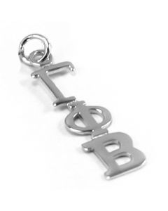 Sterling Silver Gamma Phi Beta Lavaliere Charm