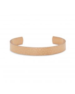 Thin Hammered Copper Cuff Bangle Bracelet