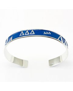 Tri Delta Delta Delta Blue Bangle Bracelet