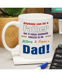 Special Dad Coffee Mug Personalized with Kids Names