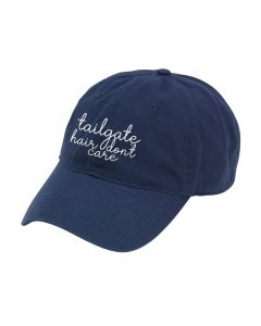 Navy Blue Tailgate Hair Don't Care Cap Hat