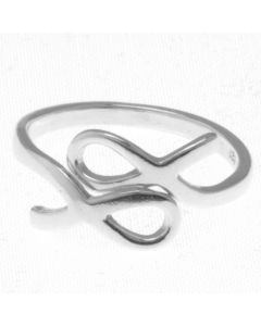 Sterling Silver Adjustable Awareness Ribbon Ring
