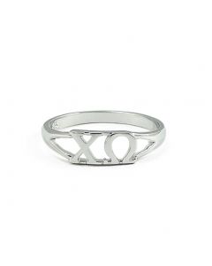 Sterling Silver Chi Omega Ring