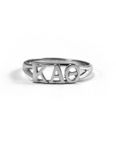 Sterling Silver Kappa Alpha Theta Ring