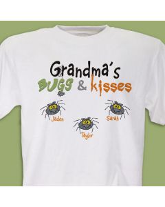 Bugs and Kisses Personalized Halloween T-shirt