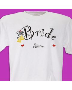 Bride Personalized T-Shirt