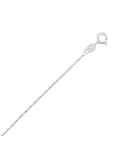 20 Inch Box Chain Sterling Silver Necklace
