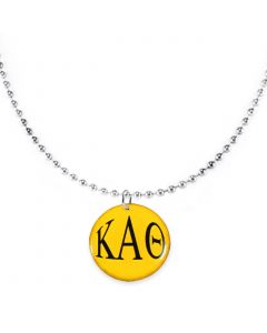 Kappa Alpha Theta Disc Necklace