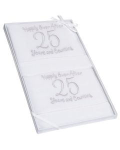 25th Anniversary Hand Towel Gift Set