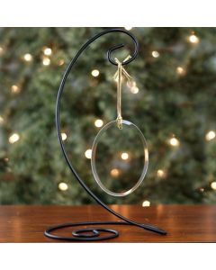 Black Spiral Ornament Stand
