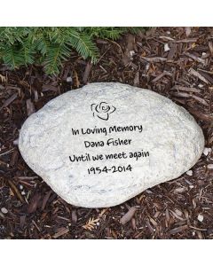 Engraved Memorial Garden Stone