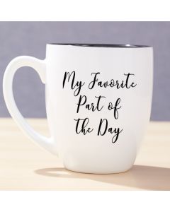 Bistro Two-Tone Personalized Coffee Mug