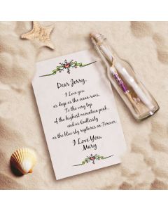 Endless Love Message In A Bottle Gift Set