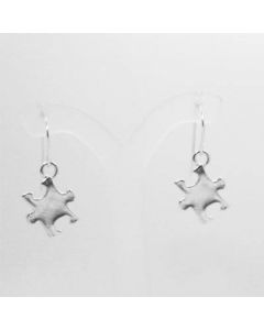 Autism Awareness Puzzle Piece Sterling Silver Earrings